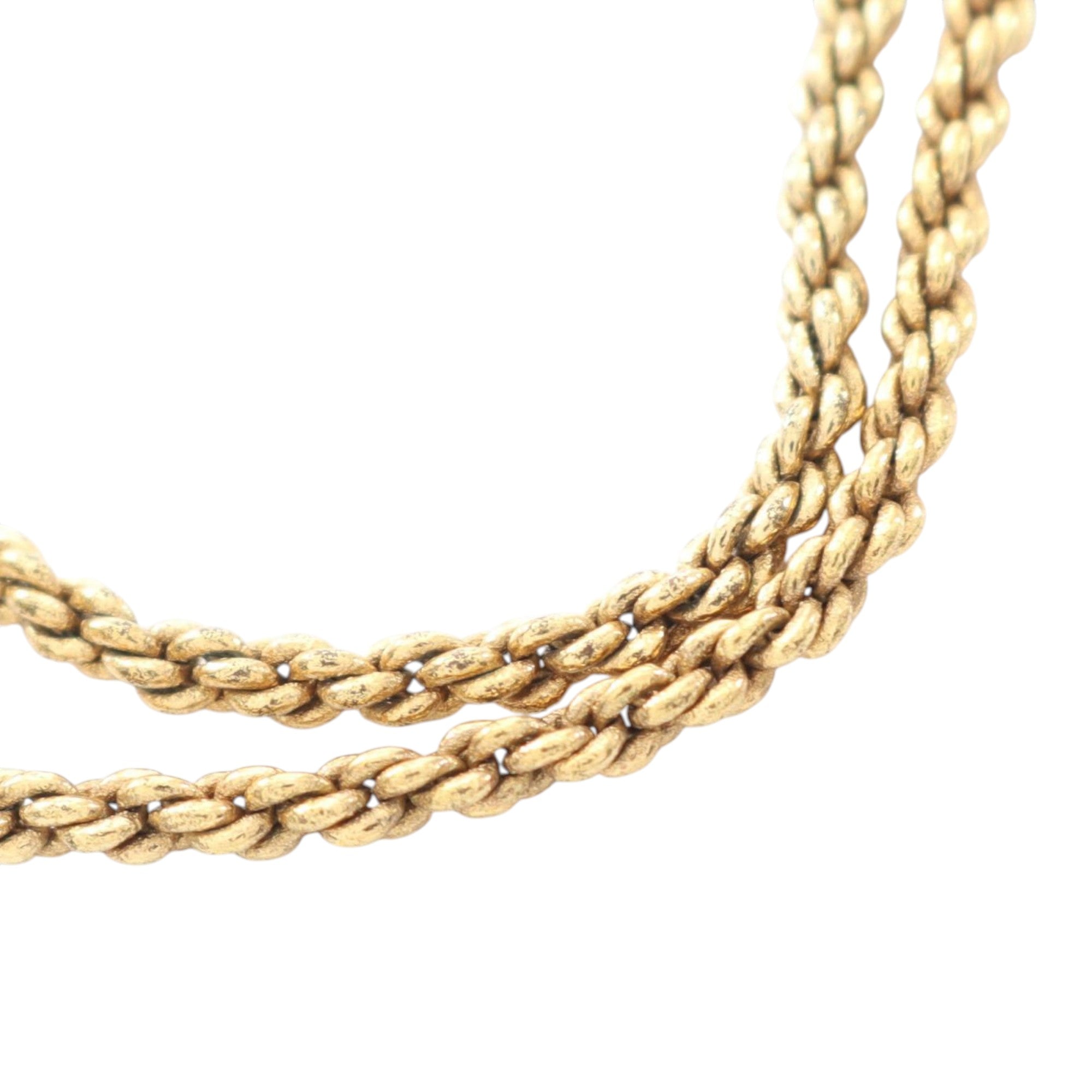 Gold Plated Strass Round Pendant Necklace - Image 7
