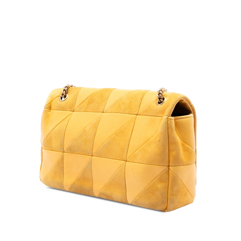 Medium Lambskin and Suede Patchwork Jamie Shoulder Bag - Image 2