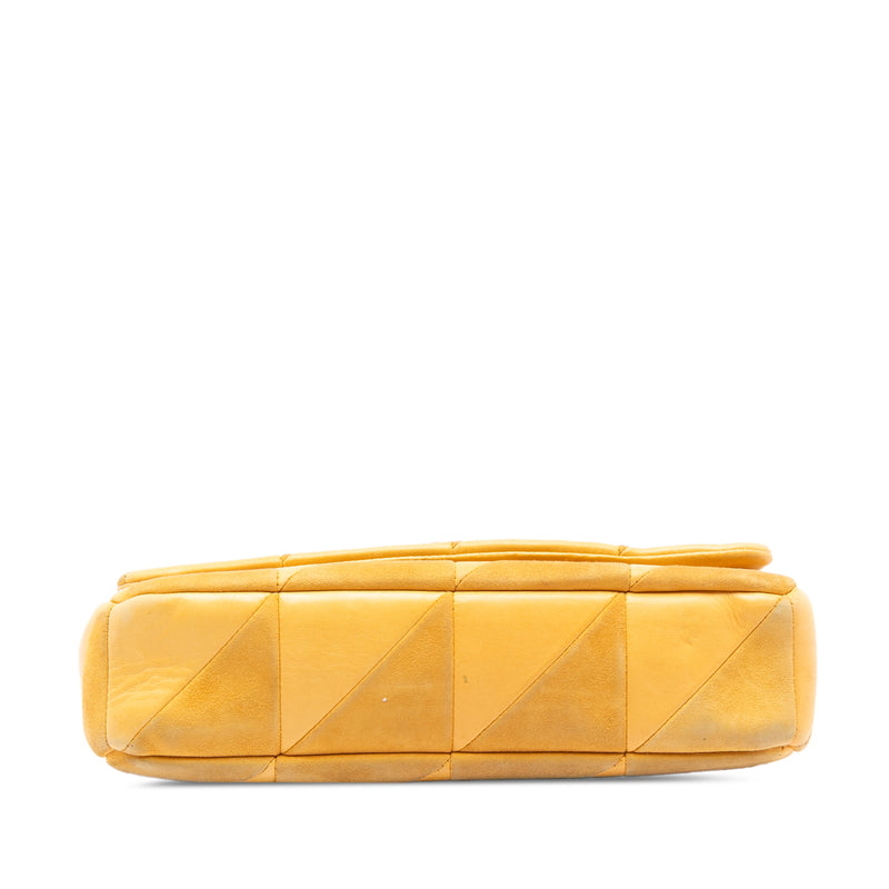 Medium Lambskin and Suede Patchwork Jamie Shoulder Bag - Image 3