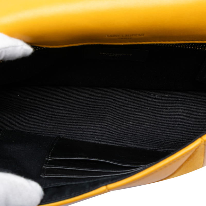 Medium Lambskin and Suede Patchwork Jamie Shoulder Bag - Image 4