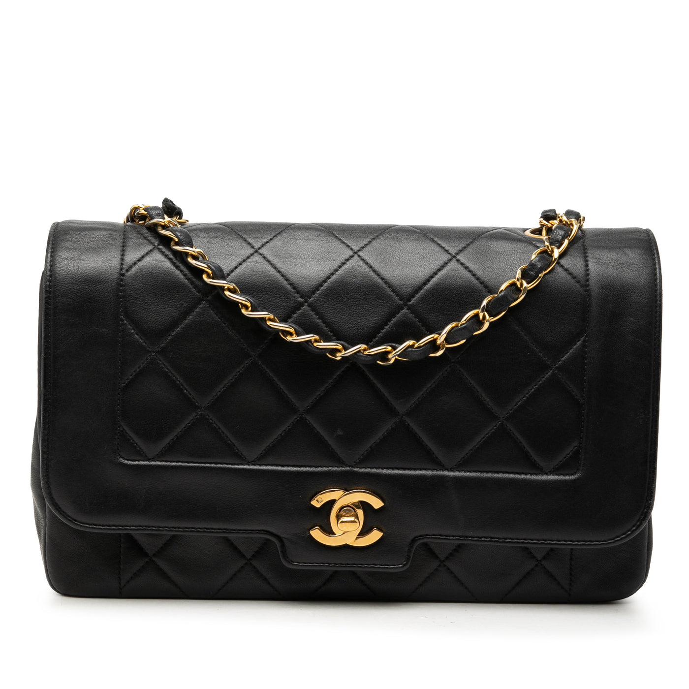 Medium Lambskin Diana Full Flap - Image 1