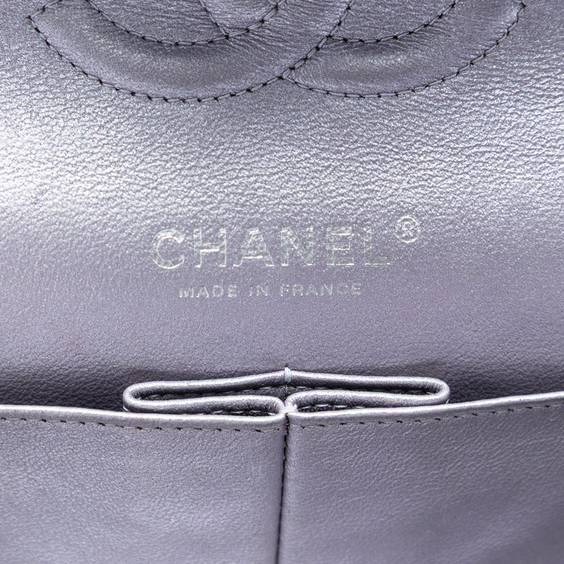 Medium Classic Metallic Lambskin Double Flap - Image 6