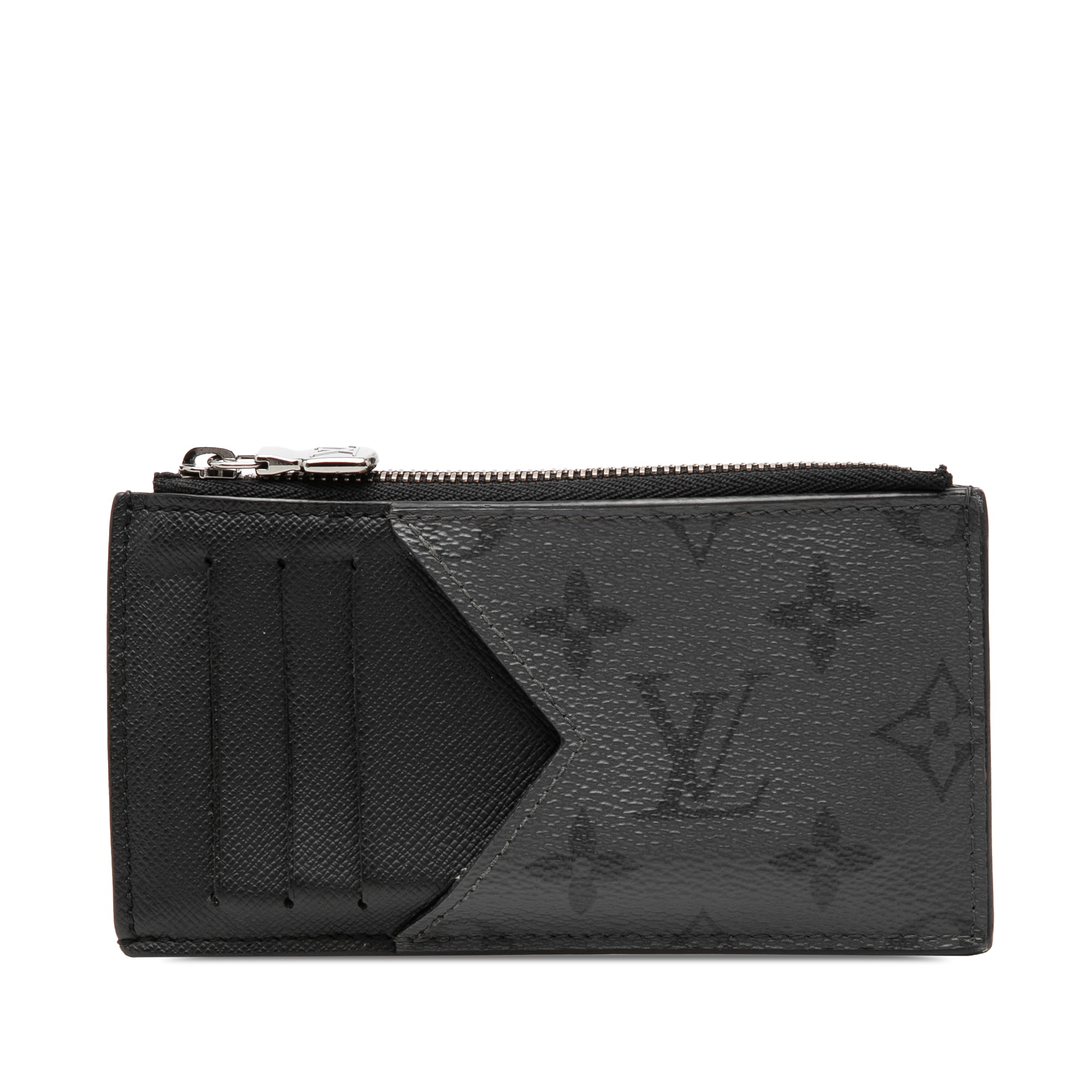 Monogram Eclipse Reverse Taigarama Coin Card Holder - Image 1