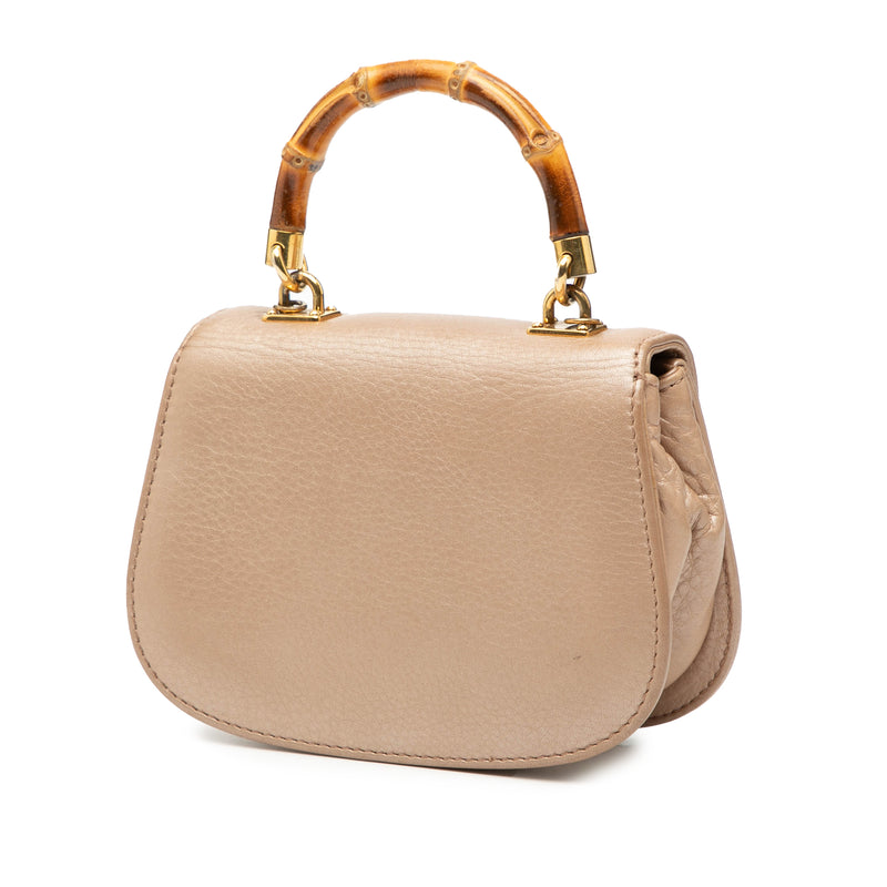 Mini Metallic Calfskin Bamboo Night - Image 2