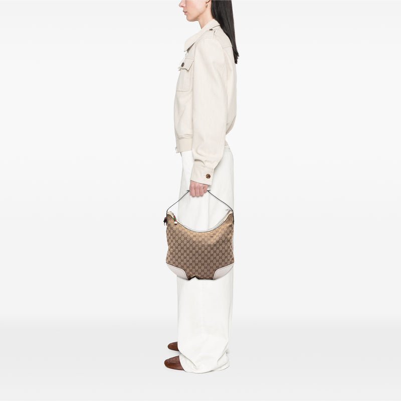 Large GG Canvas Web Princy Hobo - Image 5