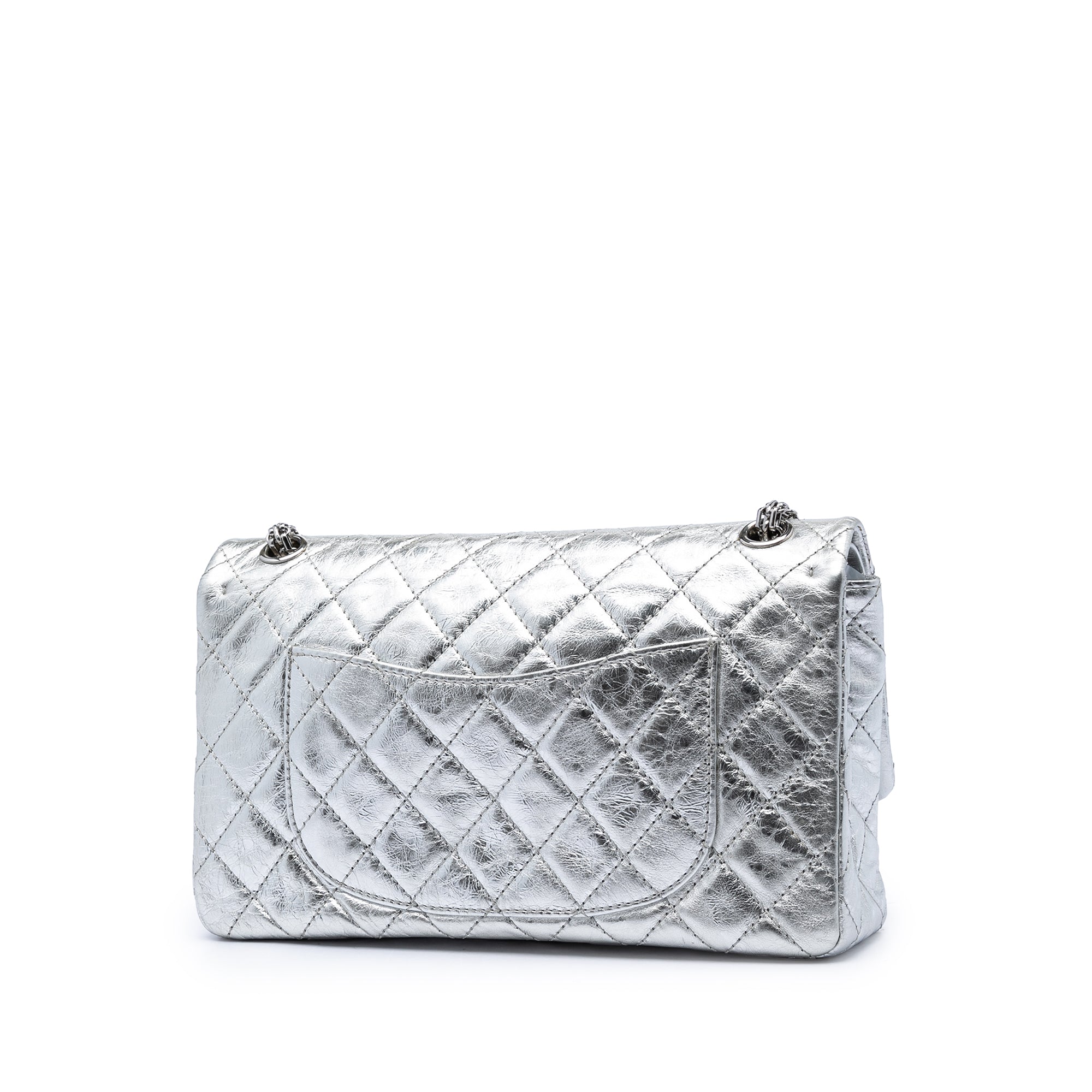 Quilted Metallic Aged Calfskin Reissue 2.55 Double Flap 226 - Image 2