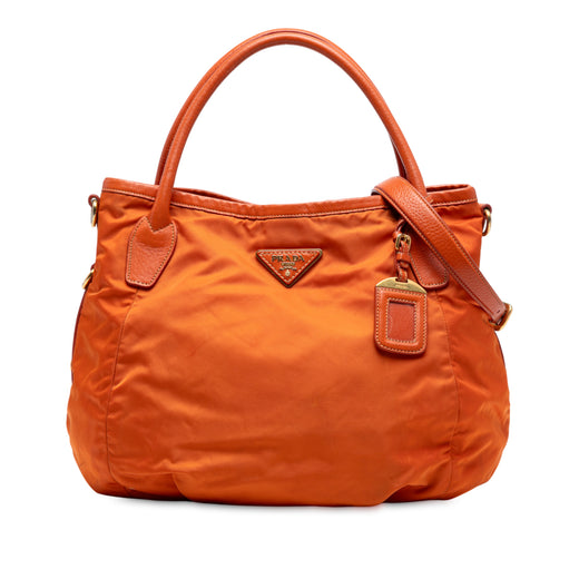 Vitello Daino Trimmed Tessuto Satchel - Image 1