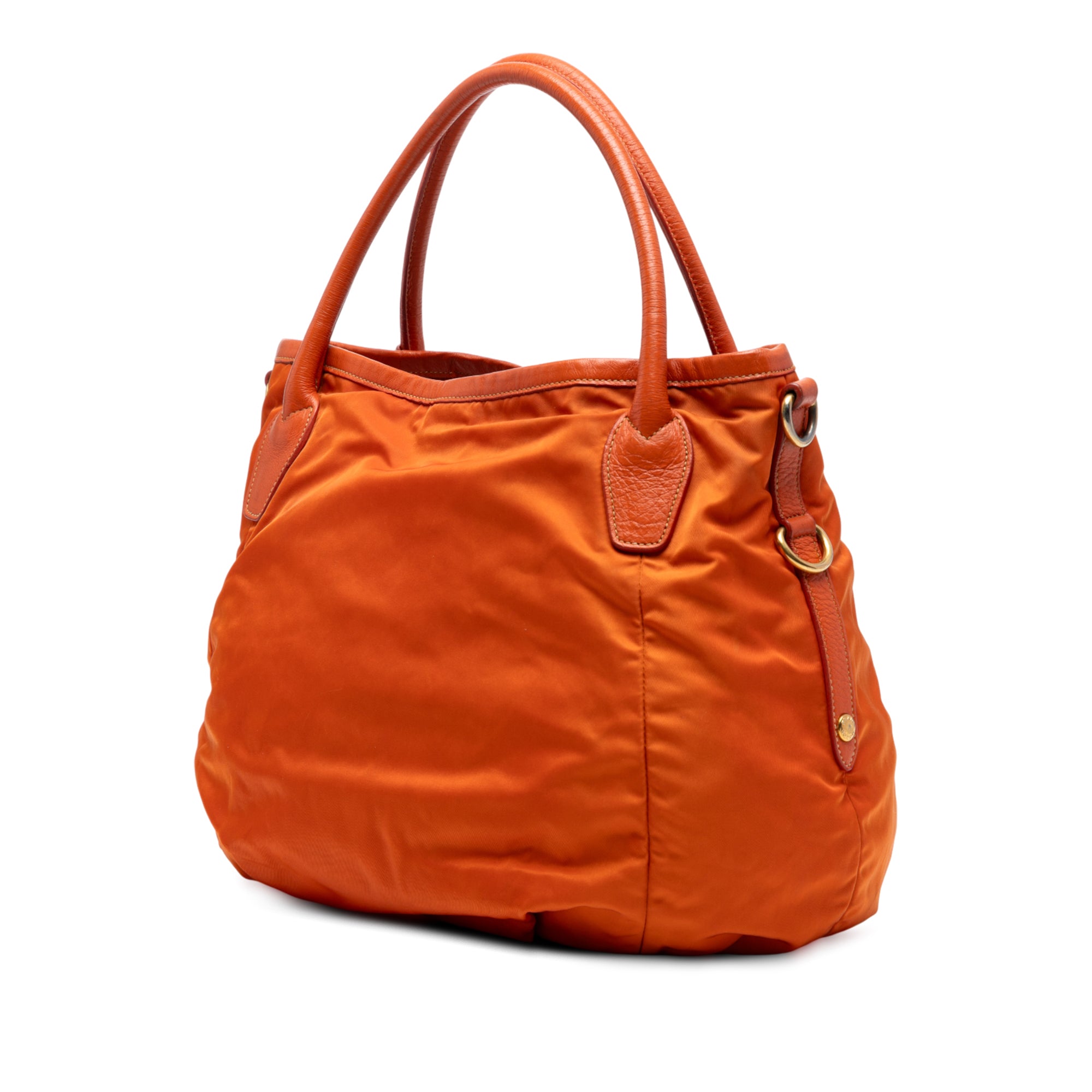 Vitello Daino Trimmed Tessuto Satchel - Image 2