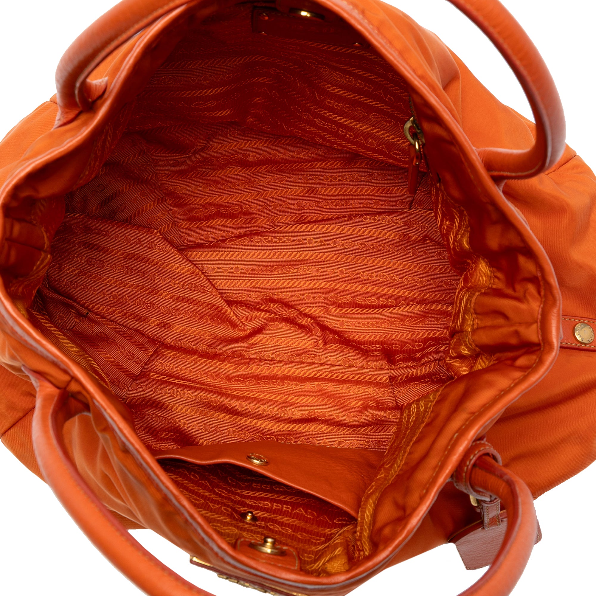 Vitello Daino Trimmed Tessuto Satchel - Image 4