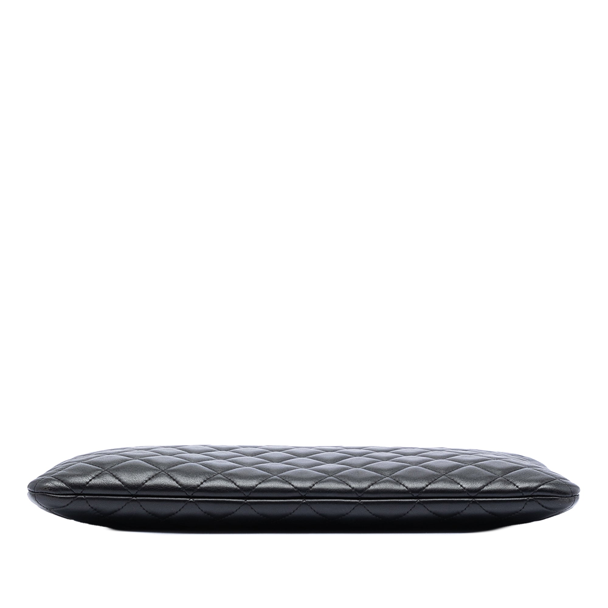 Large Quilted Lambskin O Case Clutch - Image 3