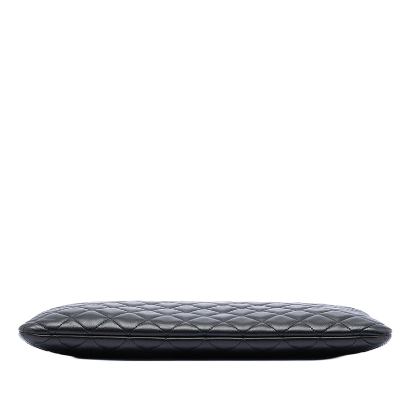 Large Quilted Lambskin O Case Clutch - Image 3