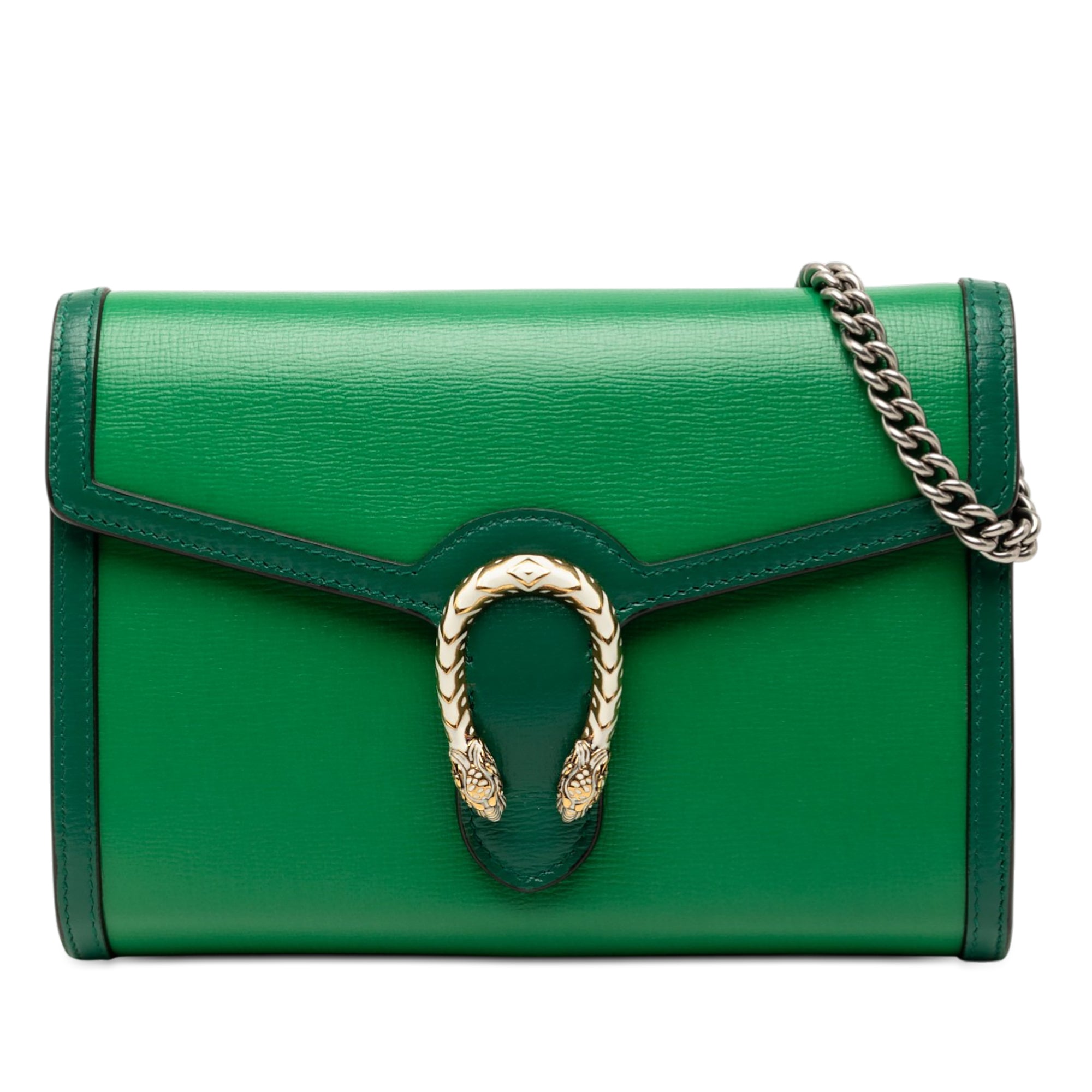 Bicolor Calfskin Dionysus Wallet on Chain - Image 1