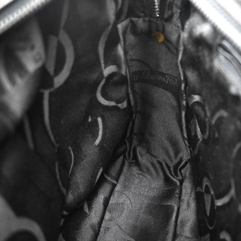 Salvatore Ferragamo Vara Bow Camera Leather Black Bag