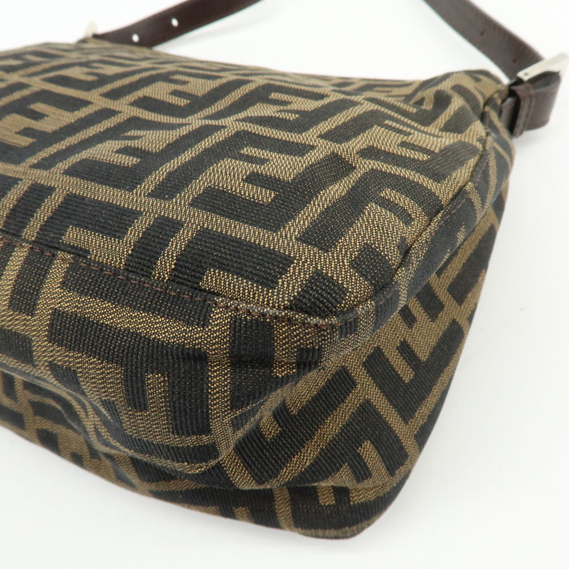 Fendi Mamma Baguette Monogram Canvas Brown Bag