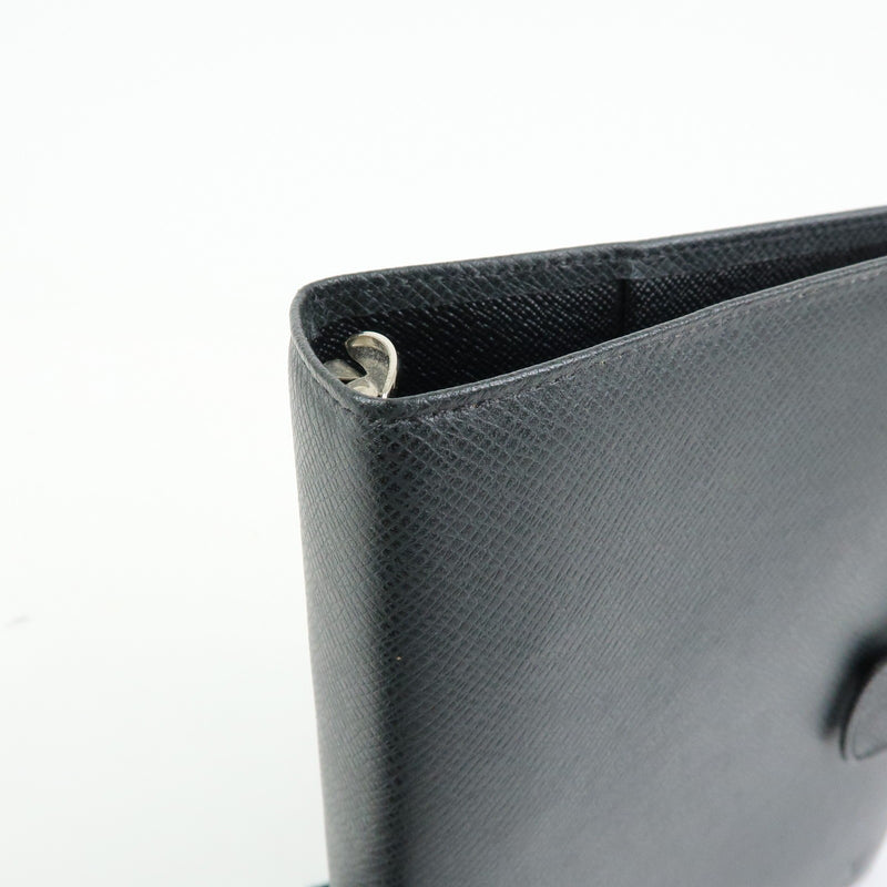 Louis Vuitton Ring Agenda Cover Taiga Leather Gray Bag