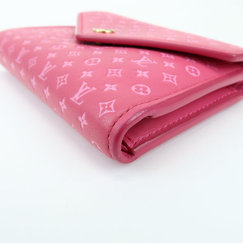 Louis Vuitton Victorine Nanogram Embossed Leather Pink Accessory