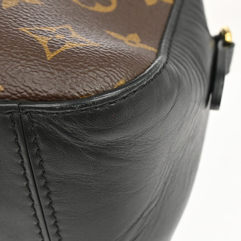 Louis Vuitton Saintonge Monogram Canvas With Leather Brown Bag