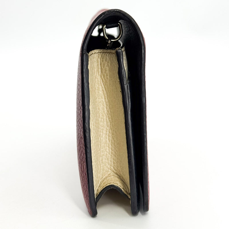 Gucci Soho Wallet On Chain Leather Red Bag