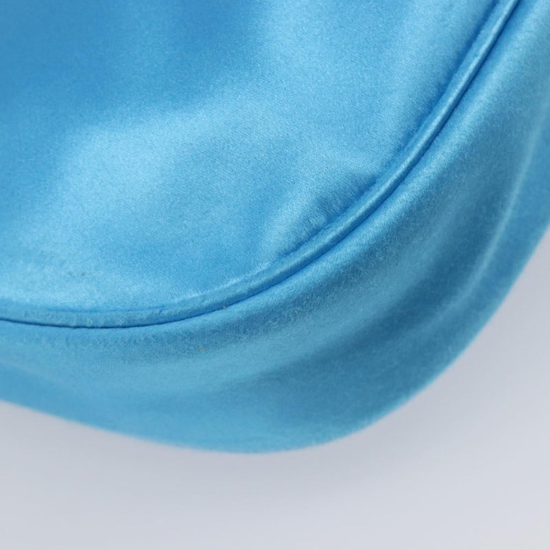 Balenciaga Leopolda Satin Blue Bag