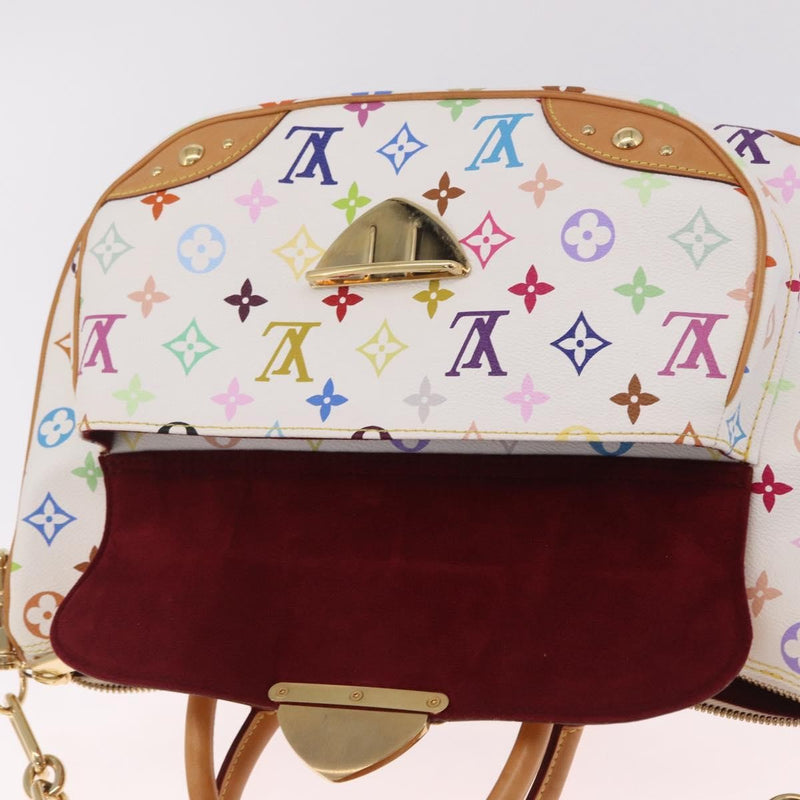 Louis Vuitton Rita Monogram Multicolor White Canvas Bag
