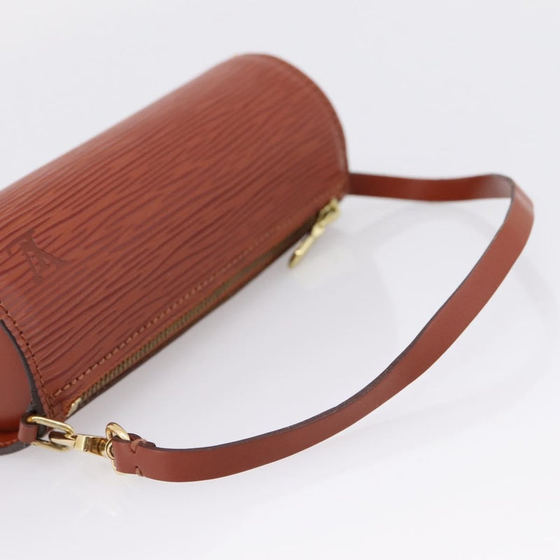 Louis Vuitton Soufflot Pochette Epi Leather Brown Bag