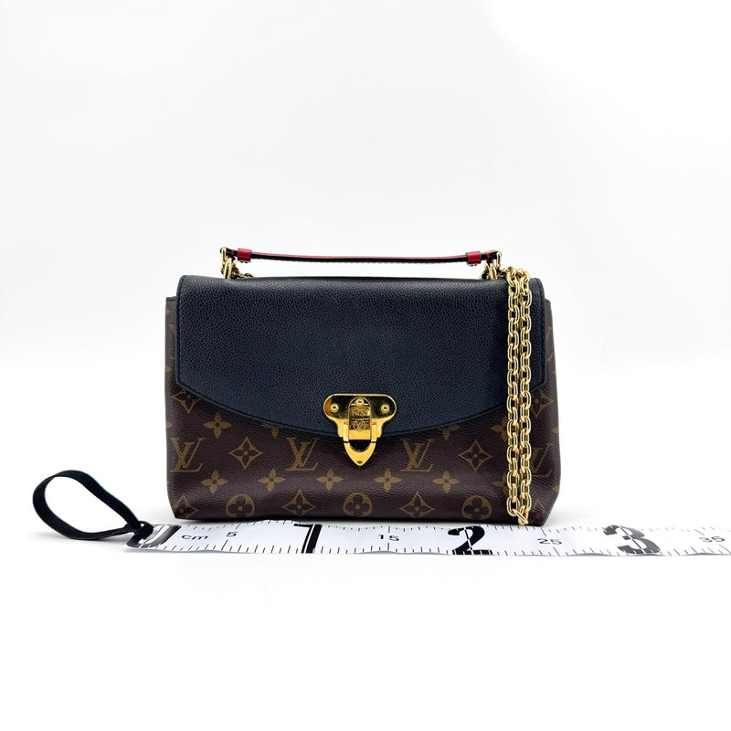Louis Vuitton Vavin Chain Wallet Nm Monogram Empreinte Leather Black Canvas Bag