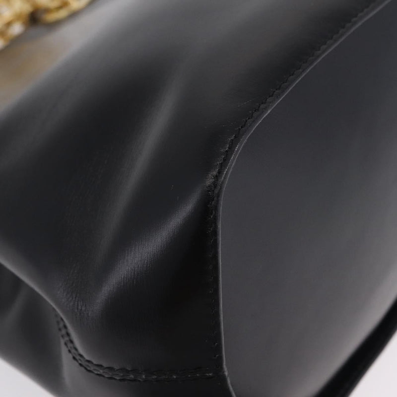 Celine Shoulder Leather Black Bag