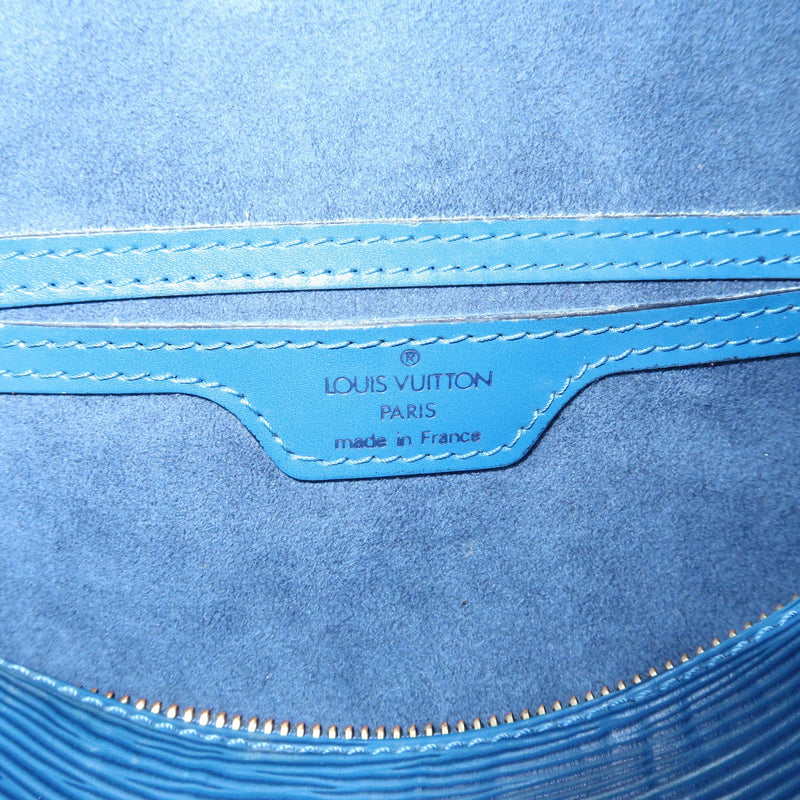Louis Vuitton Soufflot Epi Leather Blue Bag