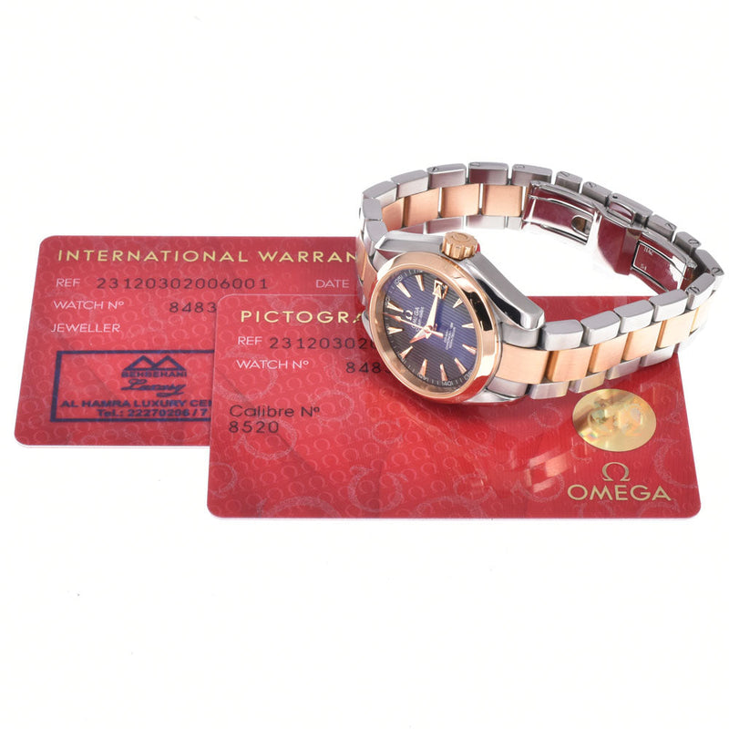 Omega Seamaster Aqua Terra 150m Co-Axial Chronometer Automatic Stainless Steel And Rose Gold Watches