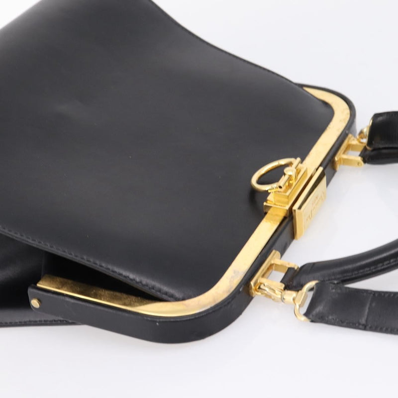 Christian Dior Shoulder Leather Black Bag
