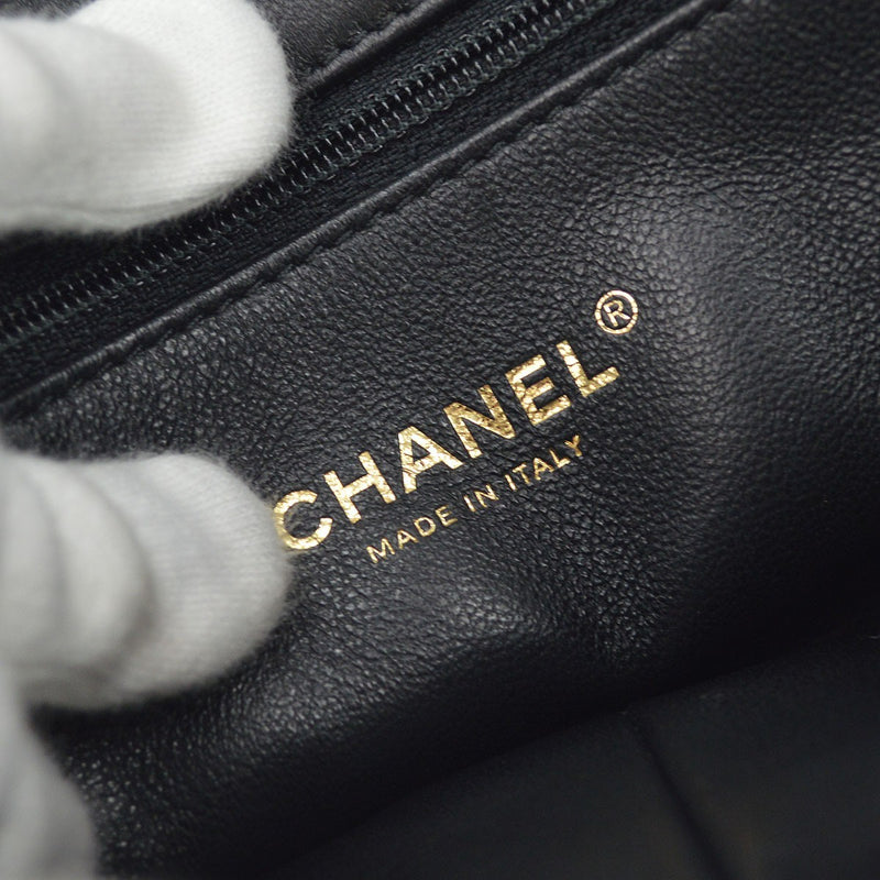 Chanel Emoticon Cc Flap Shearling With Quilted Lambskin Multicolour Leather Bag