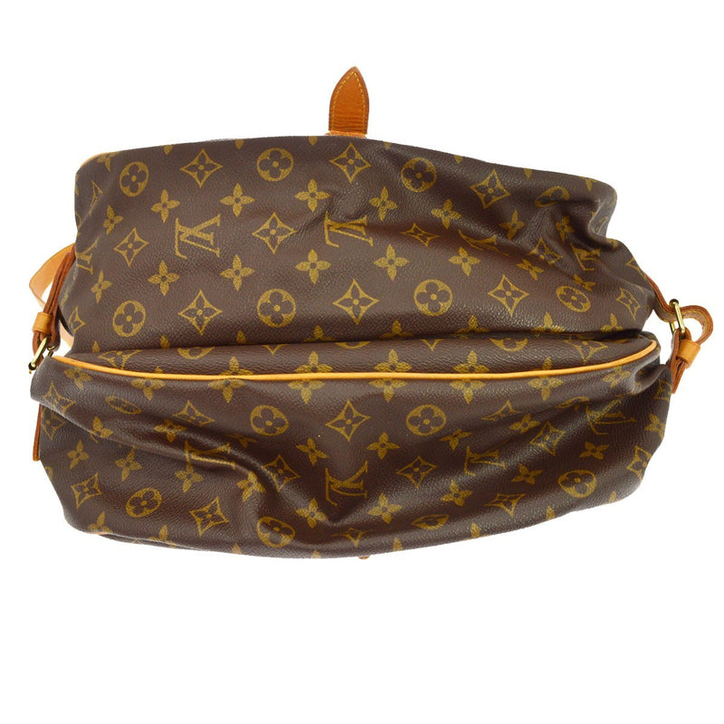 Louis Vuitton Saumur Monogram Canvas Brown Bag