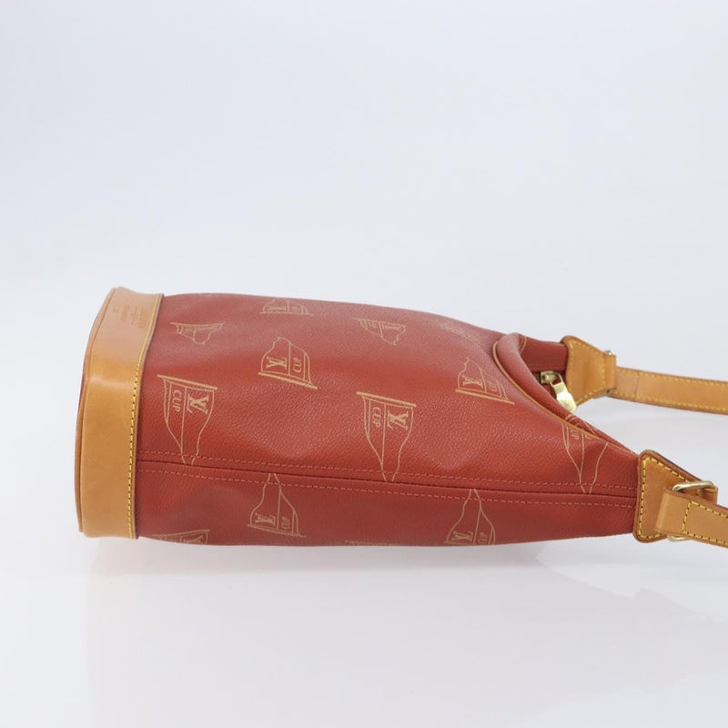 Louis Vuitton Cup Le Touquet Canvas Red Bag