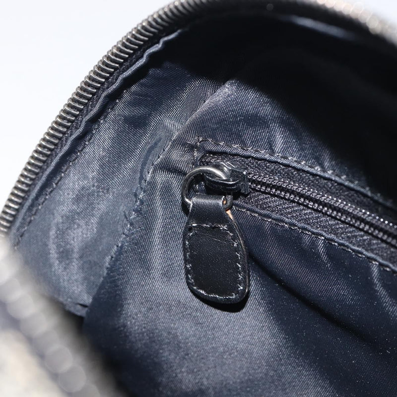 Christian Dior Trotter Double Saddle Canvas Black Bag