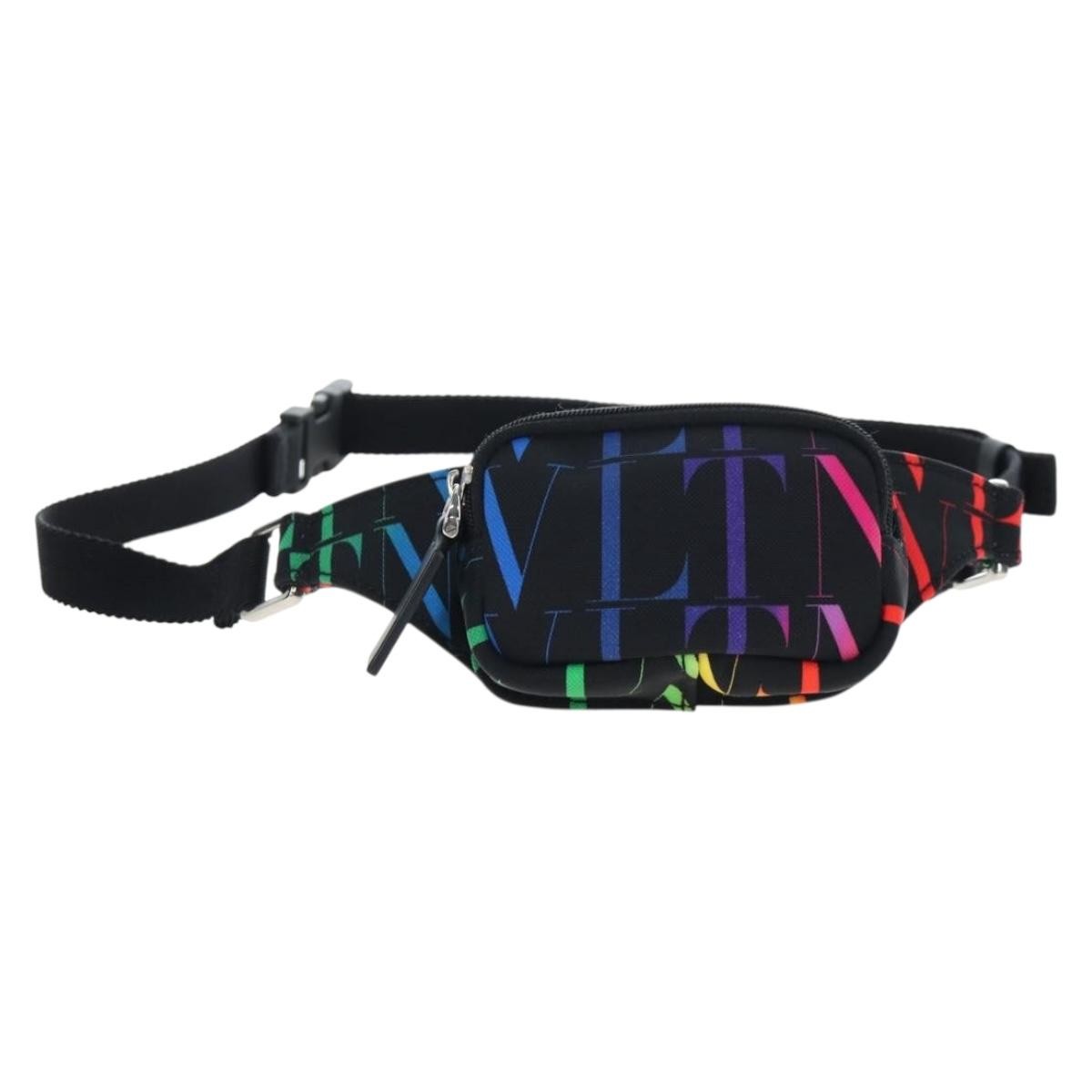 Valentino Garavani Vltn Times Waist Printed Canvas Multicolour Bag