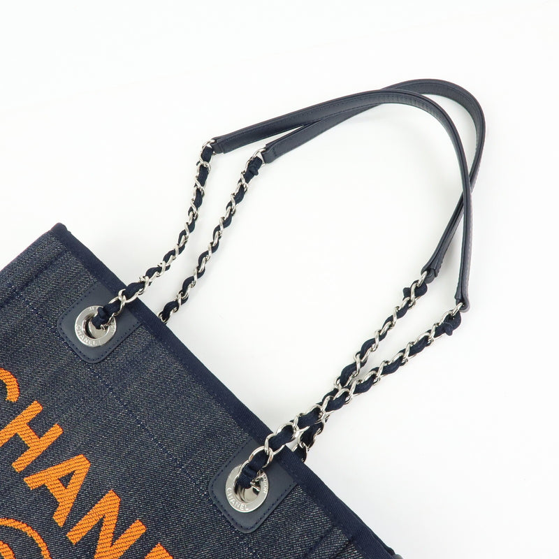Chanel Deauville Denim Blue Denim_jeans Bag