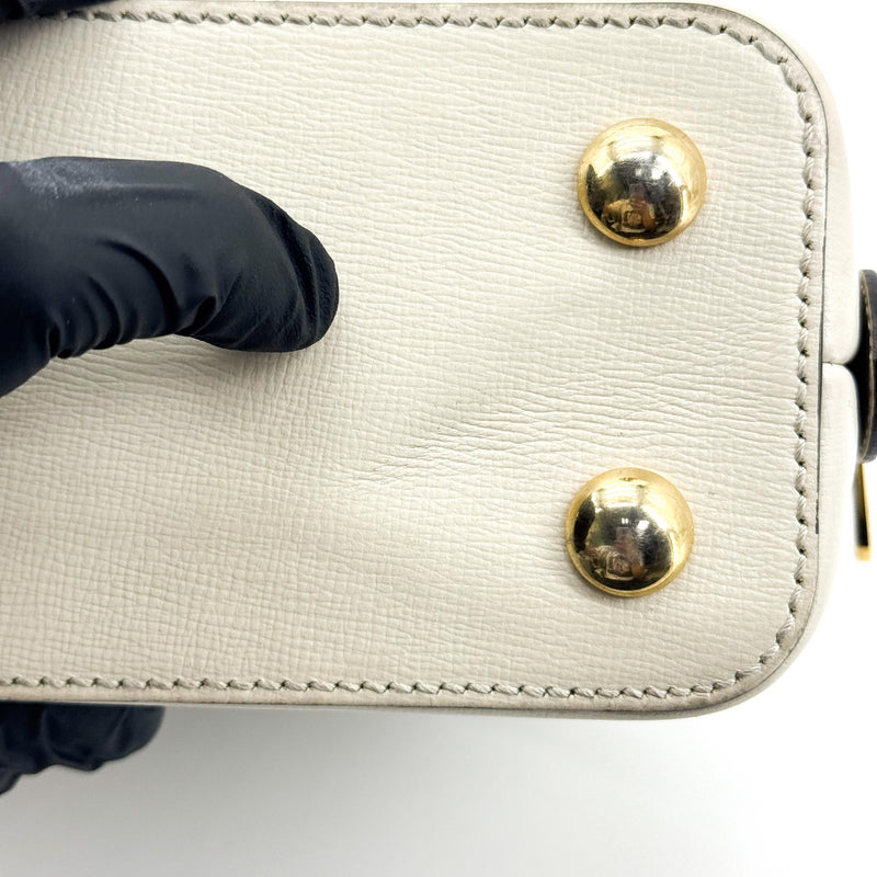 Gucci Horsebit 1955 Top Handle Gg Coated Canvas With Leather Beige Bag