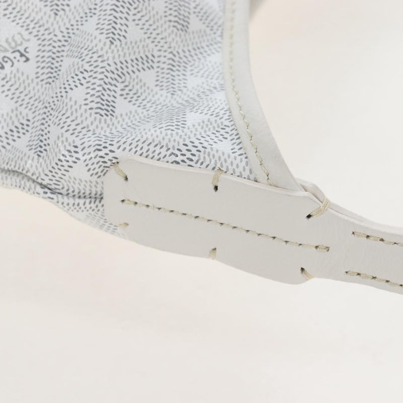 Goyard Boheme Hobo Iridescent Coated Canvas White
