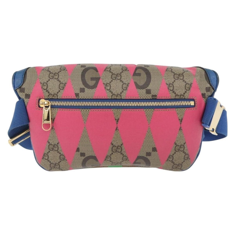 Gucci Gg Rhombus Cuir Multicolour Canvas Bag