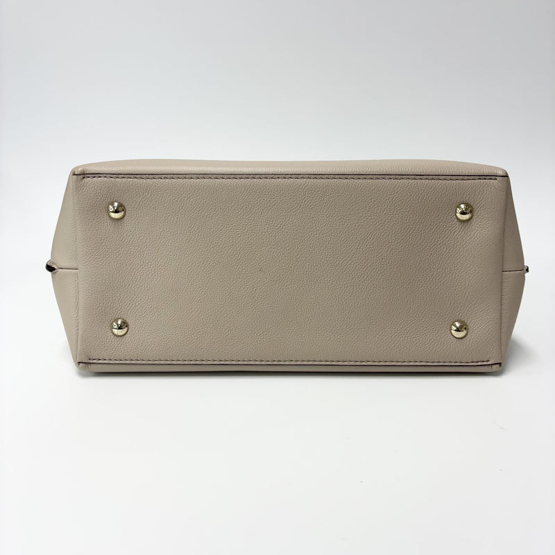 Louis Vuitton Lockme Ever Leather Beige Bag
