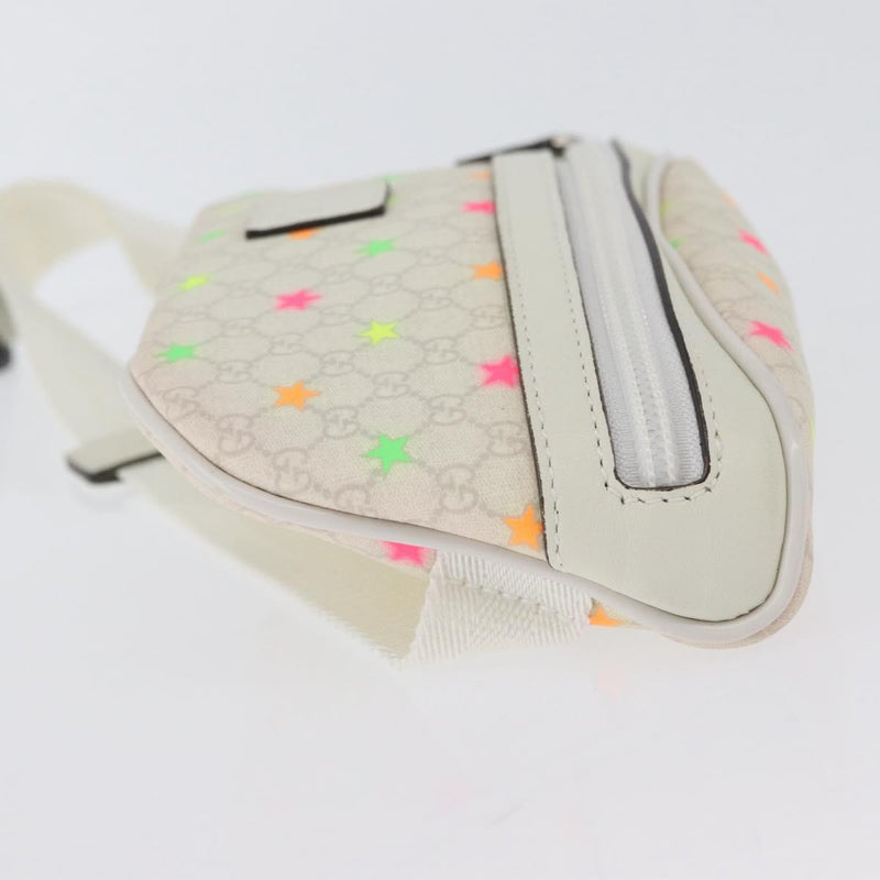 Gucci Childrens Belt Printed Gg Coated Canvas Multicolour Bag