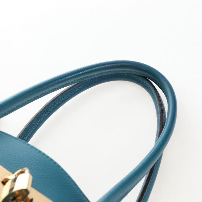 Louis Vuitton Milla Veau Nuage Calfskin Blue Leather Bag