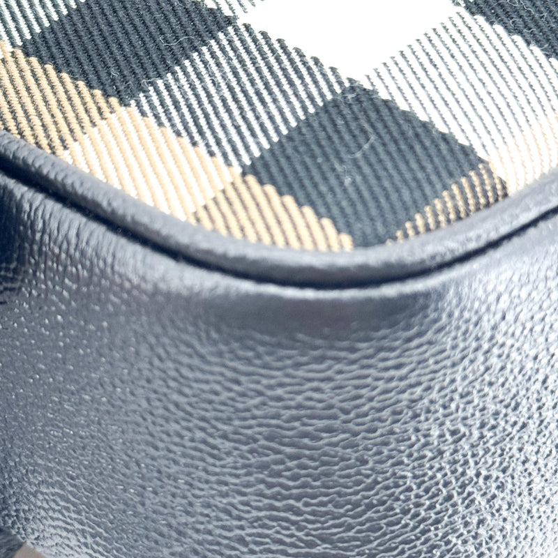 Burberry Camera Vintage Check Canvas Black Bag