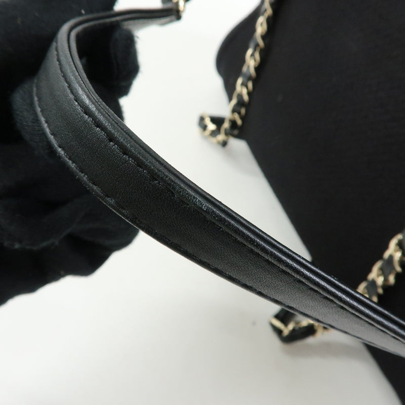 Chanel Deauville Denim Black Canvas Bag
