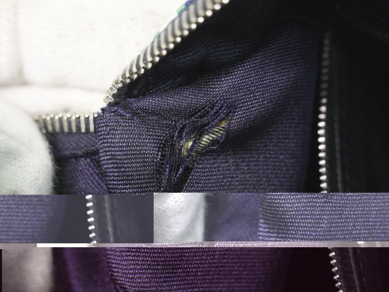 Fendi Mamma Baguette Zucca Jacquard Velvet Multicolour Canvas Bag