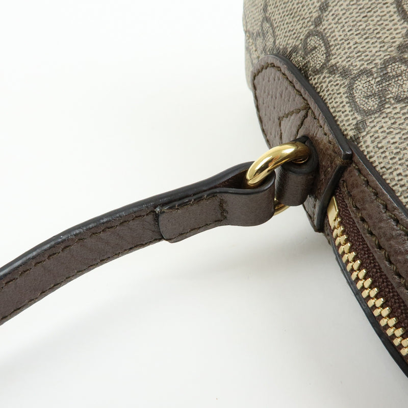 Gucci Ophidia Dome Gg Coated Canvas Beige Bag