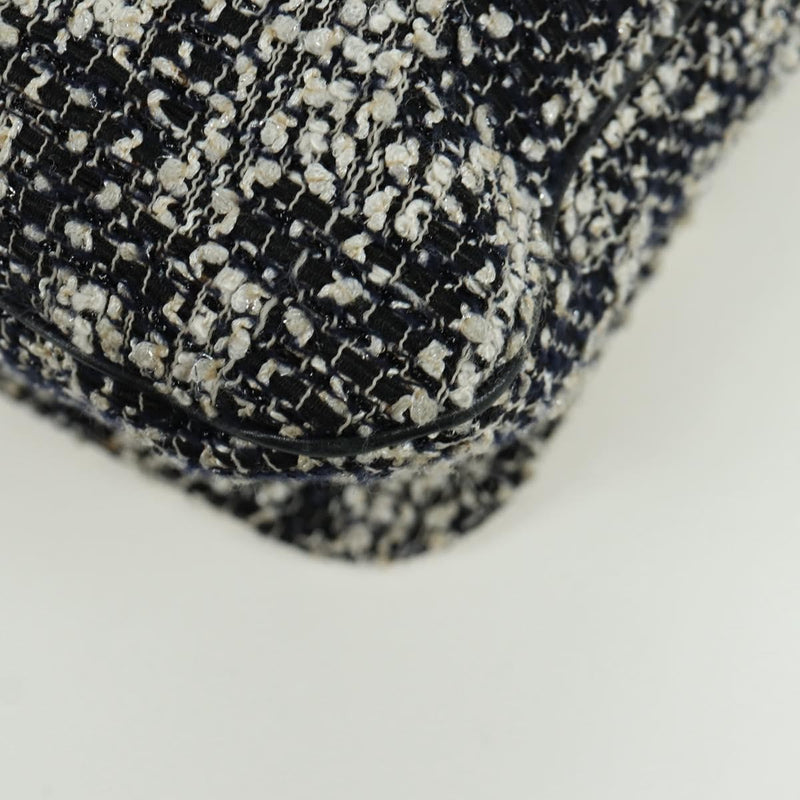 Chanel Camellia Messenger Tweed Black