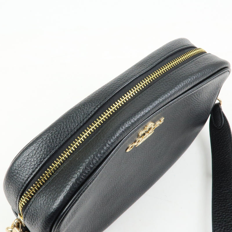 Coach Shoulder Leather Black Bag