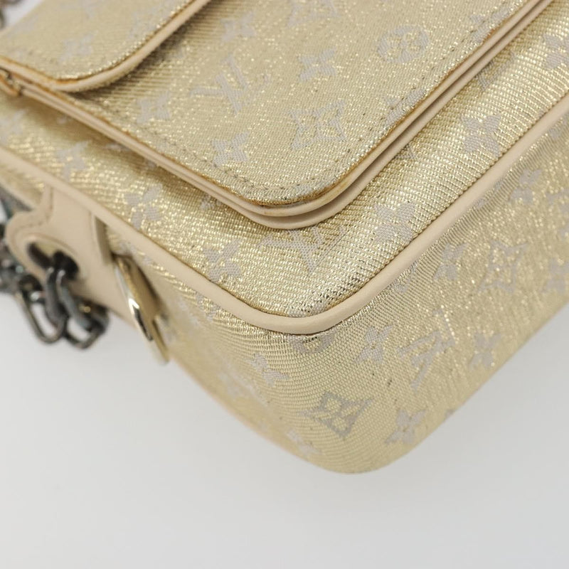 Louis Vuitton Mckenna Mini Lin Gold Canvas Bag