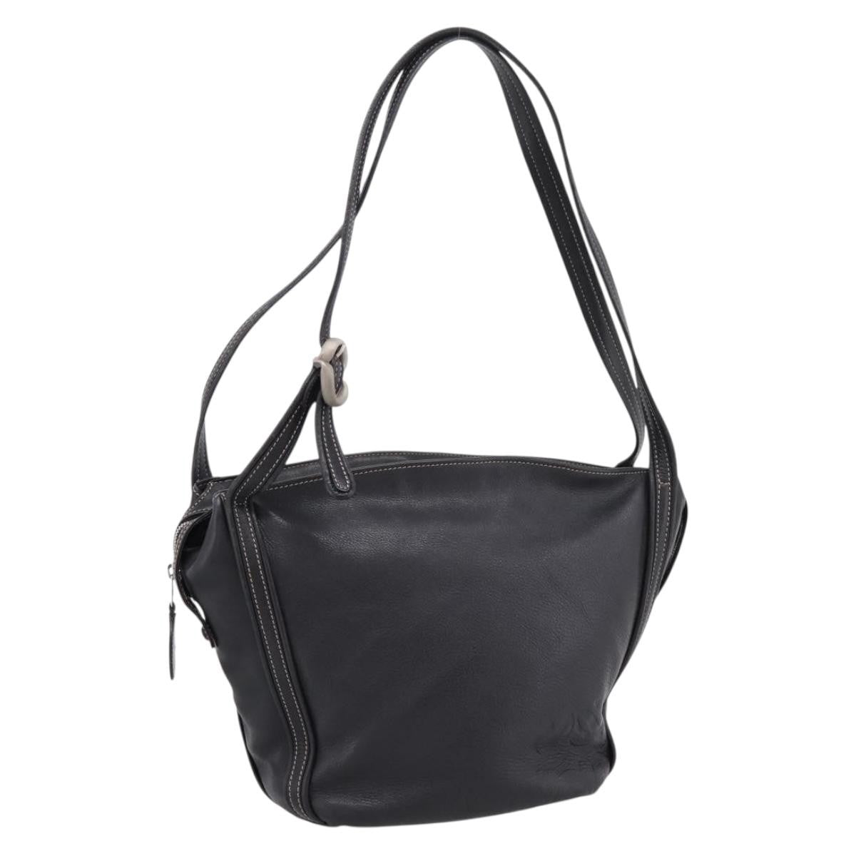Loewe Shoulder Bag Leather Black